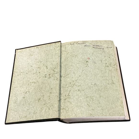 Vintage The Living Bible Paraphrased English Holy Bible Green Gold 1973 Retro - Picture 5 of 12